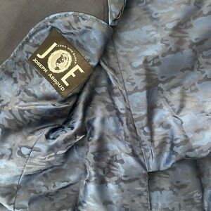 Joseph Abboud Navy Camouflage Jacket